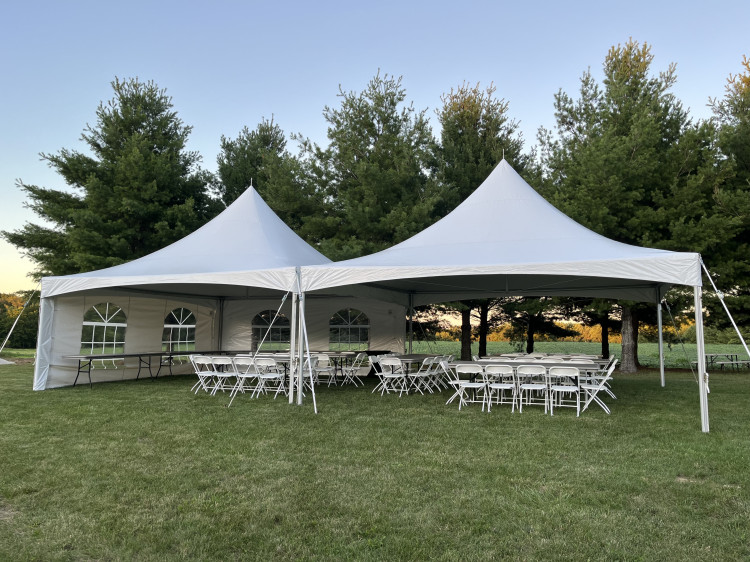 20' x 40'  High Peak Frame Tent