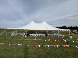 40'x60' high peak pole tent